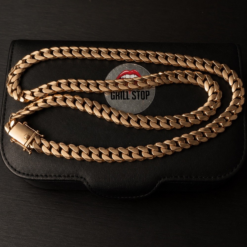 Gold Cuban link chain