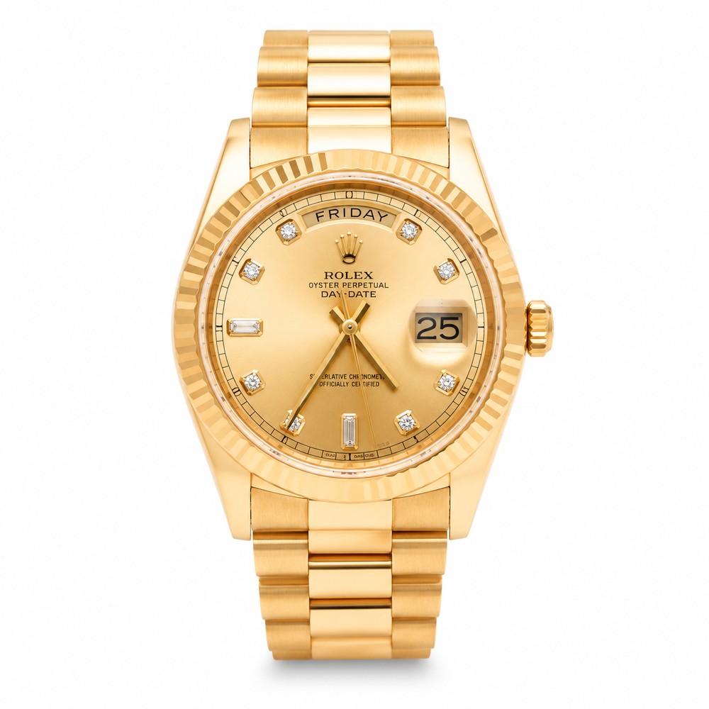Pre-owned Rolex Day-Date, 18k gold